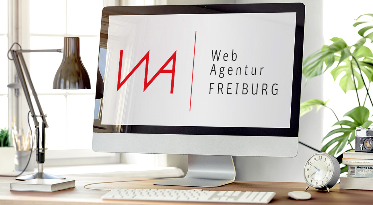 Screenshot des Logos der Webagentur Freiburg auf einem Mac